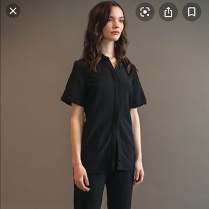 Uncle Studios Linen Blouse